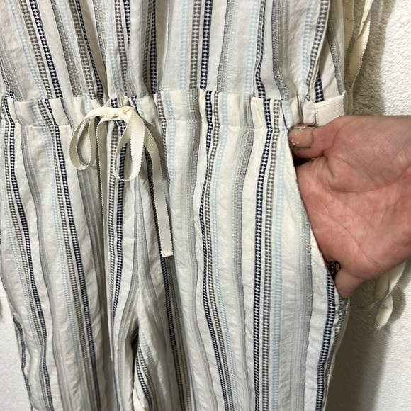 LemLem NWOT Cotton Stripe Overalls Jumpsuit Size Small - Picture 4 of 9